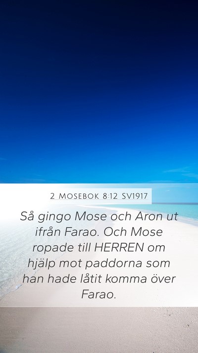 2 Mosebok 8:12 SV1917 Bible Verse Image