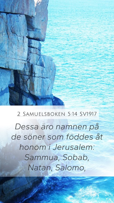 2 Samuelsboken 5:14 SV1917 Bible Verse Image
