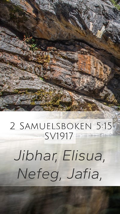 2 Samuelsboken 5:15 SV1917 Bible Verse Image