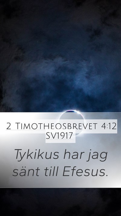 2 Timotheosbrevet 4:12 SV1917 Bible Verse Image