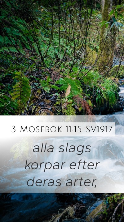 3 Mosebok 11:15 SV1917 Bible Verse Image