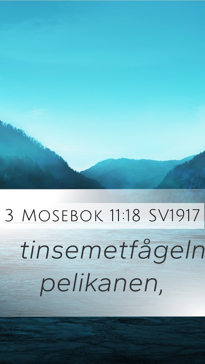 3 Mosebok 11:18 SV1917 Mobile Phone Wallpaper - tinsemetfågeln, - Mobile Bible Verse Wallpaper