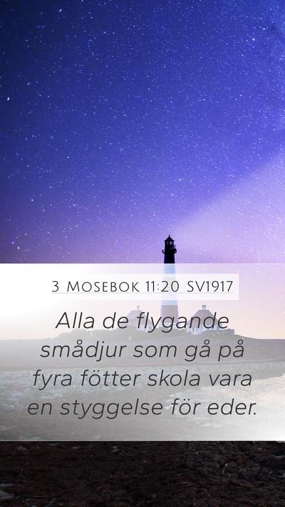 3 Mosebok 11:20 SV1917 Bible Verse Image
