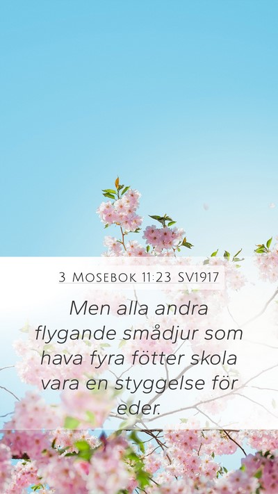 3 Mosebok 11:23 SV1917 Bible Verse Image