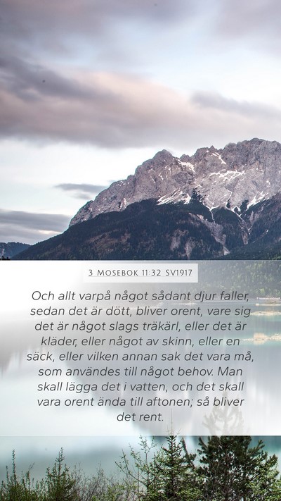 3 Mosebok 11:32 SV1917 Bible Verse Image