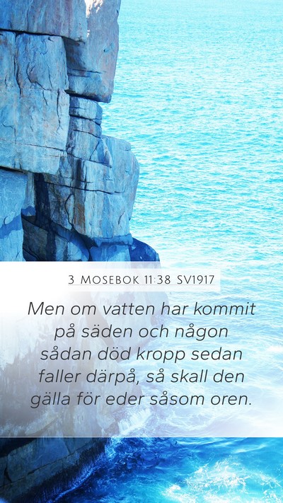 3 Mosebok 11:38 SV1917 Bible Verse Image