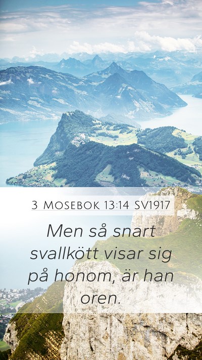 3 Mosebok 13:14 SV1917 Bible Verse Image