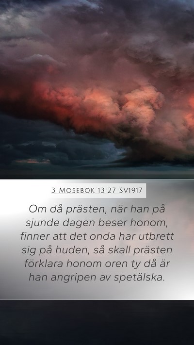 3 Mosebok 13:27 SV1917 Bible Verse Image