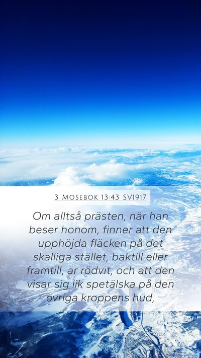3 Mosebok 13:43 SV1917 Bible Verse Image