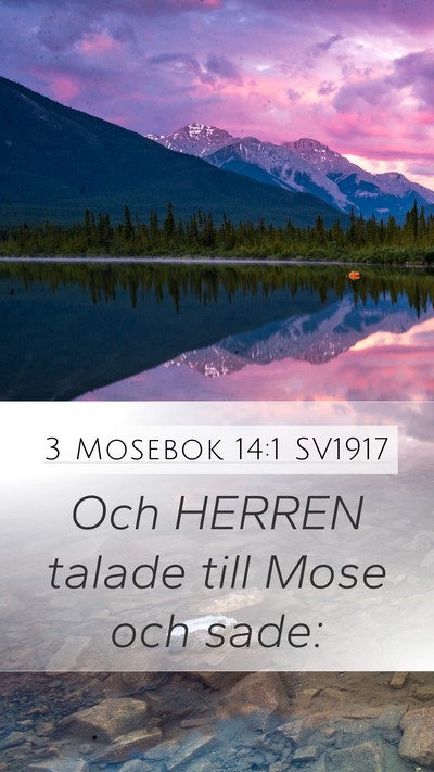 3 Mosebok 14:1 SV1917 Bible Verse Image