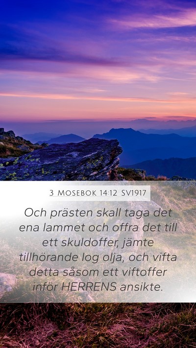 3 Mosebok 14:12 SV1917 Bible Verse Image