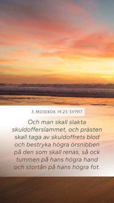 3 Mosebok 14:25 SV1917 Bible Verse Image