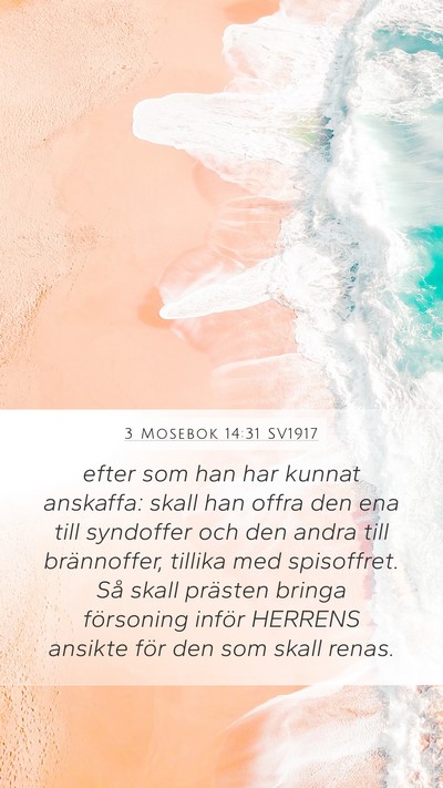 3 Mosebok 14:31 SV1917 Bible Verse Image