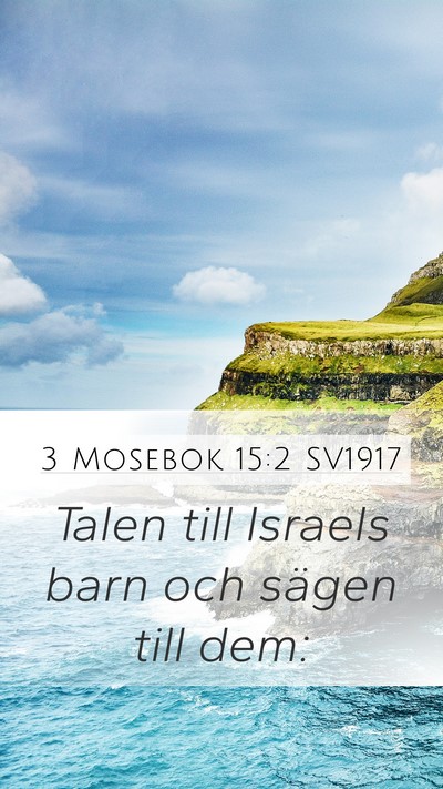 3 Mosebok 15:2 SV1917 Bible Verse Image