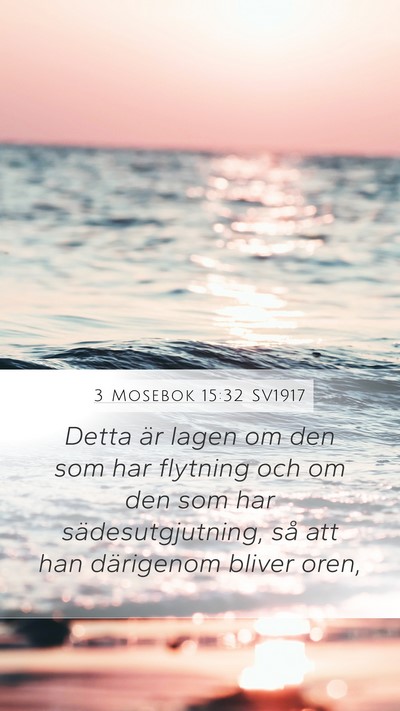 3 Mosebok 15:32 SV1917 Bible Verse Image