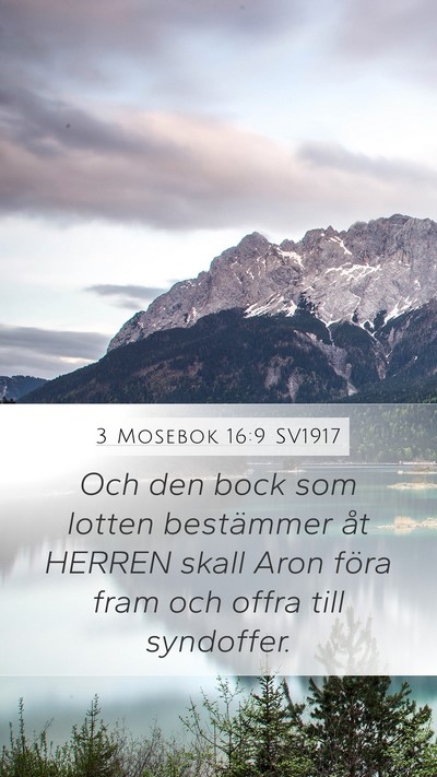 3 Mosebok 16:9 SV1917 Bible Verse Image