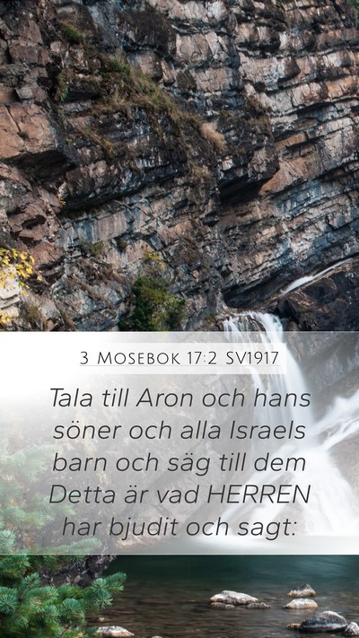 3 Mosebok 17:2 SV1917 Bible Verse Image