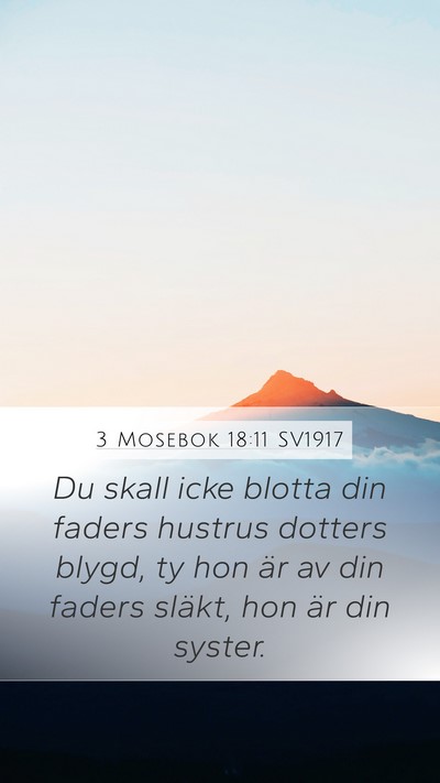 3 Mosebok 18:11 SV1917 Bible Verse Image
