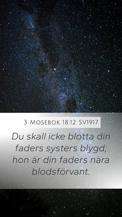 3 Mosebok 18:12 SV1917 Bible Verse Image