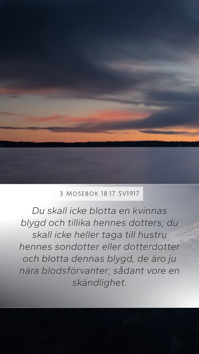3 Mosebok 18:17 SV1917 Bible Verse Image