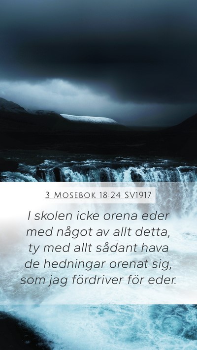 3 Mosebok 18:24 SV1917 Bible Verse Image