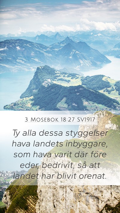 3 Mosebok 18:27 SV1917 Bible Verse Image