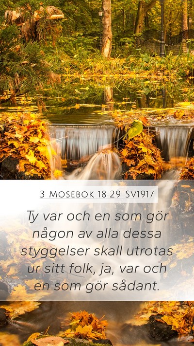 3 Mosebok 18:29 SV1917 Mobile Phone Wallpaper - Ty var och en som gör någon av alla dessa - Mobile Bible Verse Wallpaper
