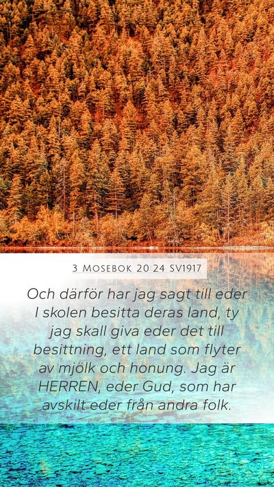 3 Mosebok 20:24 SV1917 Bible Verse Image