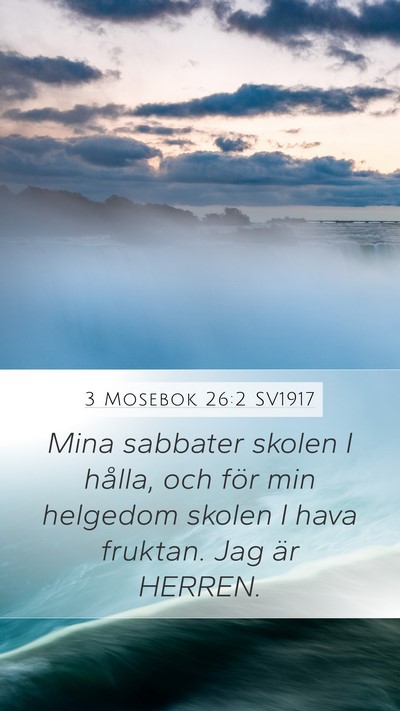 3 Mosebok 26:2 SV1917 Bible Verse Image