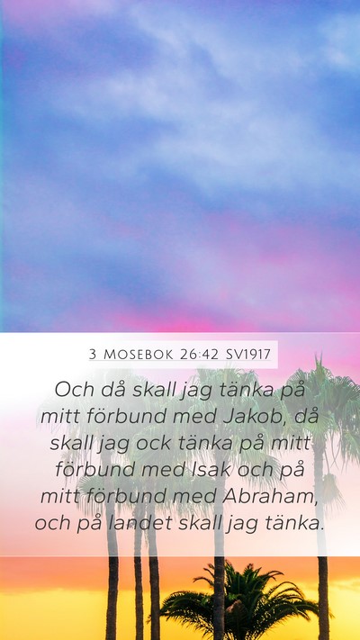 3 Mosebok 26:42 SV1917 Bible Verse Image