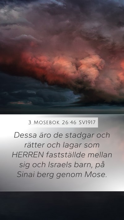 3 Mosebok 26:46 SV1917 Bible Verse Image
