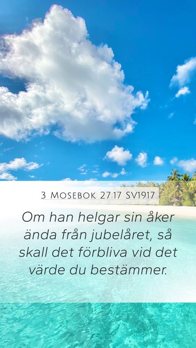 3 Mosebok 27:17 SV1917 Bible Verse Image