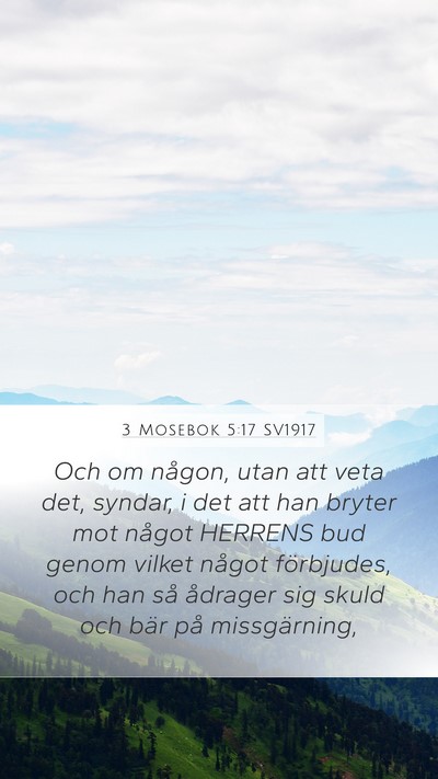 3 Mosebok 5:17 SV1917 Bible Verse Image