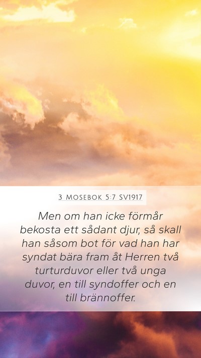 3 Mosebok 5:7 SV1917 Bible Verse Image