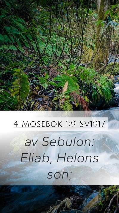4 Mosebok 1:9 SV1917 Bible Verse Image