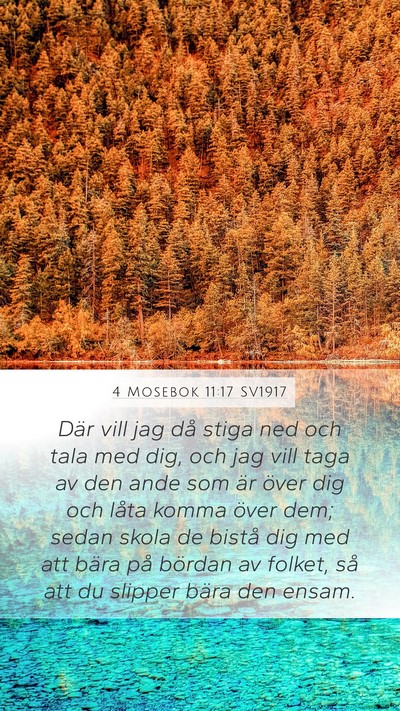 4 Mosebok 11:17 SV1917 Bible Verse Image