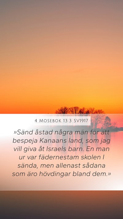 4 Mosebok 13:3 SV1917 Bible Verse Image