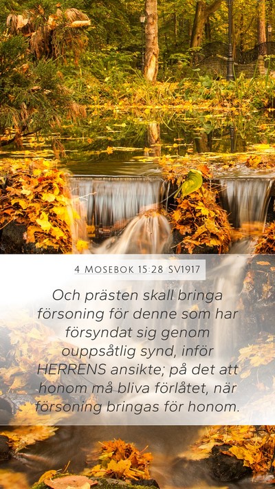 4 Mosebok 15:28 SV1917 Bible Verse Image