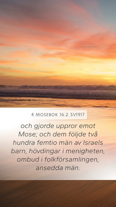 4 Mosebok 16:2 SV1917 Bible Verse Image