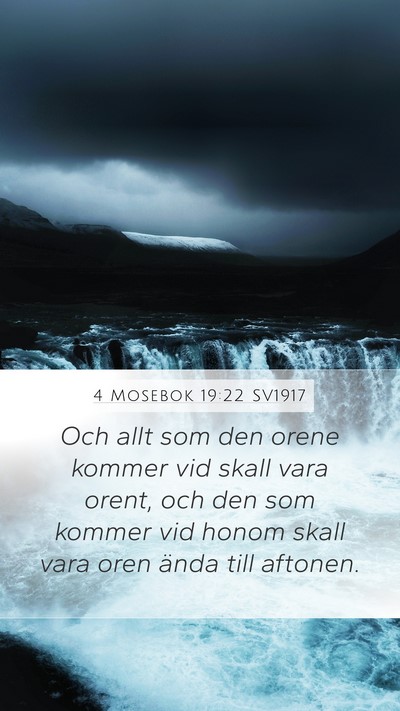 4 Mosebok 19:22 SV1917 Bible Verse Image