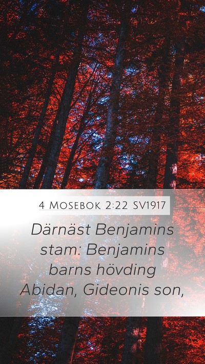 4 Mosebok 2:22 SV1917 Bible Verse Image