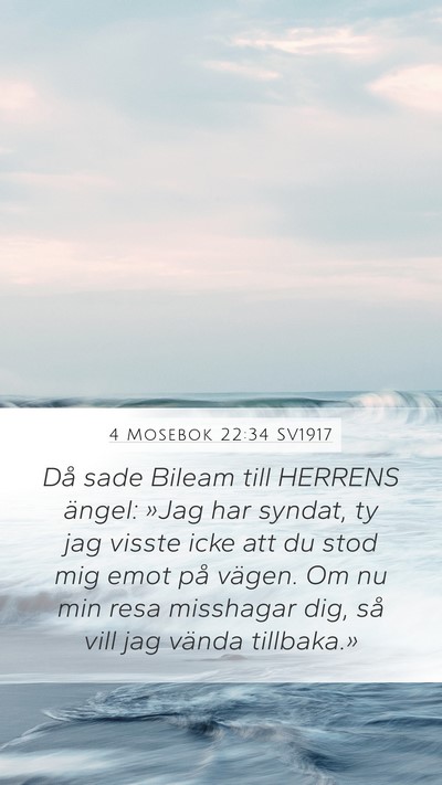 4 Mosebok 22:34 SV1917 Bible Verse Image