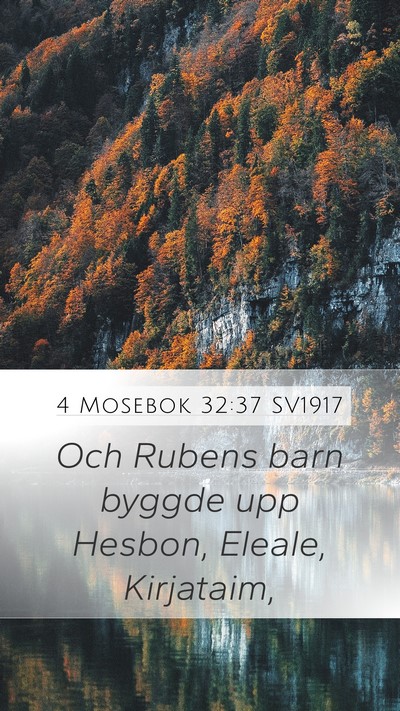 4 Mosebok 32:37 SV1917 Bible Verse Image