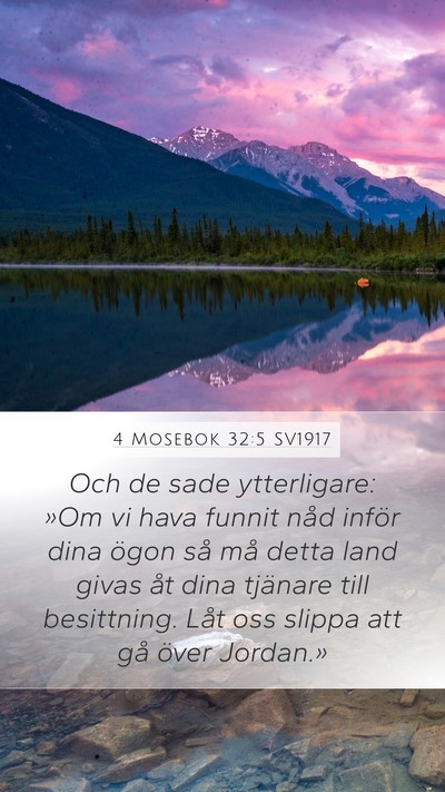 4 Mosebok 32:5 SV1917 Bible Verse Image