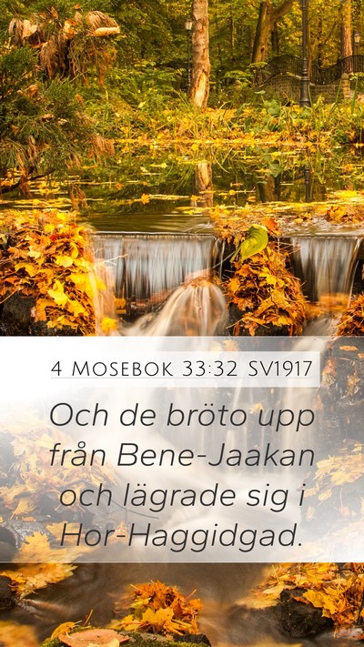 4 Mosebok 33:32 SV1917 Bible Verse Image