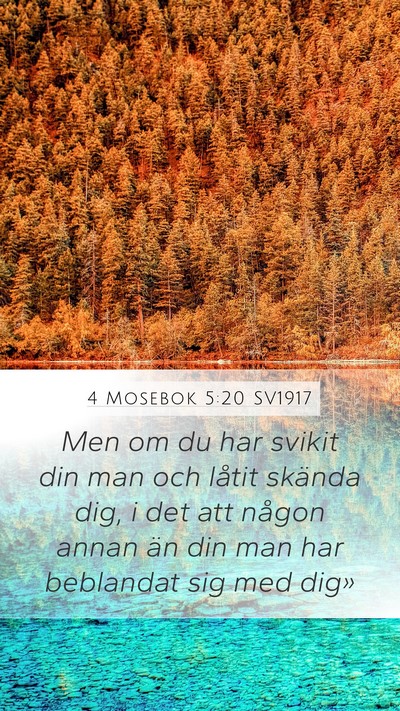 4 Mosebok 5:20 SV1917 Bible Verse Image