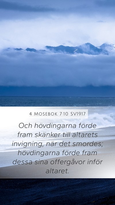 4 Mosebok 7:10 SV1917 Bible Verse Image