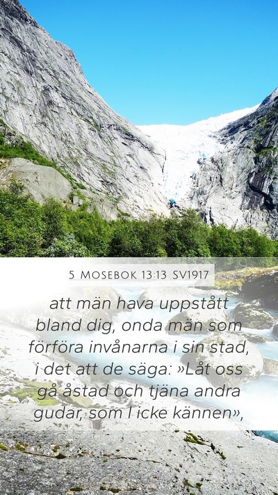 5 Mosebok 13:13 SV1917 Bible Verse Image