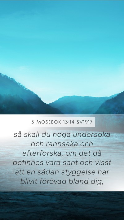 5 Mosebok 13:14 SV1917 Bible Verse Image