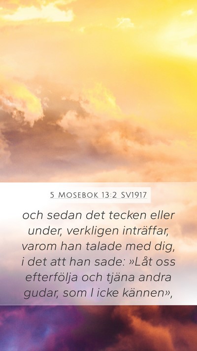 5 Mosebok 13:2 SV1917 Bible Verse Image